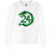 Детская футболка с длинным рукавом Год дракона 2024