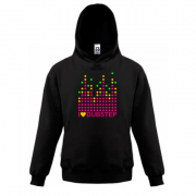 Детская толстовка Dubstep love (рисунок)
