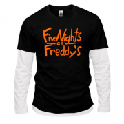 Комбінований лонгслів Five Nights at Freddy’s (напис)