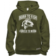 Худи BASE Born to Fish  Forced to work