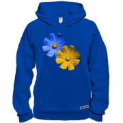 Худі BASE із жовто-синіми квітками