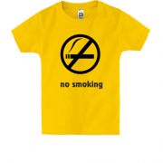 Детская футболка Я против курения