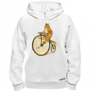 Худи BASE Кот на велосипеде
