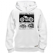 Худи BASE Motorcycle Black and White