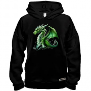 Худі BASE Зелений дракон АРТ (2)