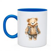 Чашка Ведмедик Тедді в куртці