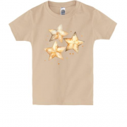 Детская футболка с акварельными звездами