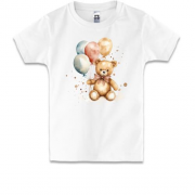 Детская футболка Мишка Тедди с надувными шарами (2)