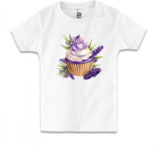 Детская футболка с лавандовым пироженым (2)
