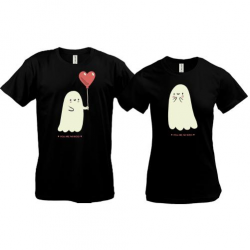 Парні футболки с привидениями