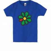 Дитяча футболка з логотипом ICQ