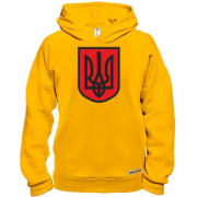Худи BASE с красно-черным гербом Украины
