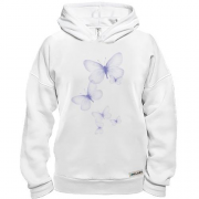 Худі BASE з фіолетовими метеликами