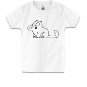 Детская футболка "Голодный Кот Саймона"