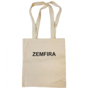 Сумка шоппер с надписью "Zemfira"