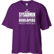 Футболка Oversize Sysadmin