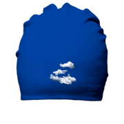 Хлопковая шапка с облаками