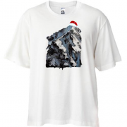 Футболка Oversize с новогодней горой