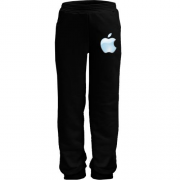 Дитячі трикотажні штани з логотипом Apple