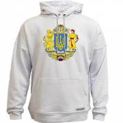 Худи без начеса с большим гербом Украины