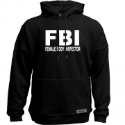 Худи без начісу FBI - Female body inspector