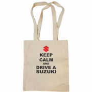 Сумка шоппер Keep calm and drive a SUZUKI