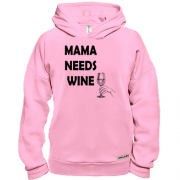 Худи BASE Mama needs Wine