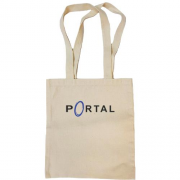Сумка шоппер с логотипом игры Portal