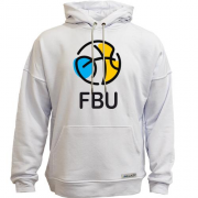 Худи без начеса с лого федерации баскетбола Украины