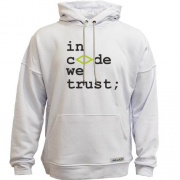 Худи без начеса In code we trust