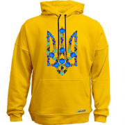 Худи без начеса с гербом Украины в стиле писанки