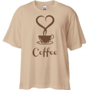 Футболка Oversize Coffee Love
