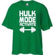 Футболка Oversize Hulk Mode Activate
