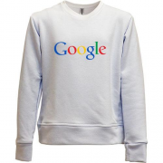 Детский свитшот без начеса с логотипом Google