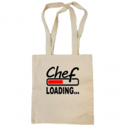 Сумка шоппер с надписью "chef " шеф-повар