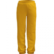 Детские желтые трикотажные штаны 