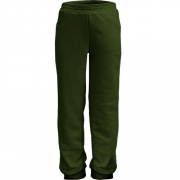 Детские темно-зеленые трикотажные штаны "ALLAZY"