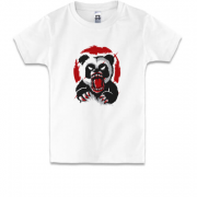 Детская футболка со злой пандой