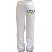 Детские трикотажные штаны  Олимпийские кольца