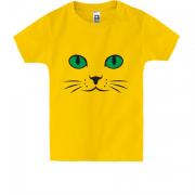 Дитяча футболка з котячими очима