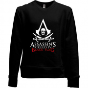 Детский свитшот без начеса с лого Assassin’s Creed IV Black Flag