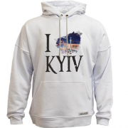 Худи без начеса Я люблю Киев