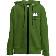 Дитяча худи на блискавці з написом "Іру треба обіймати"