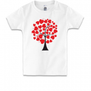 Детская футболка Дерево с сердечками 2