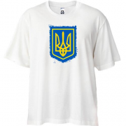 Футболка Oversize з гербом України (2) АРТ