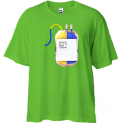 Футболка Oversize Ukranian part of my blood (Украинская часть моей крови)