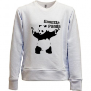 Детский свитшот без начеса Gangsta Panda