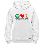 Худі BASE peace love cats