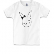 Дитяча футболка сумний заєць