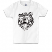 Детская футболка с медведем (этно)